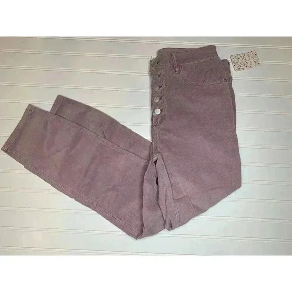 Free People Sun Chaser Corduroy Skinny Jeans Lilac 30 NEW.     71 - Picture 4 of 5